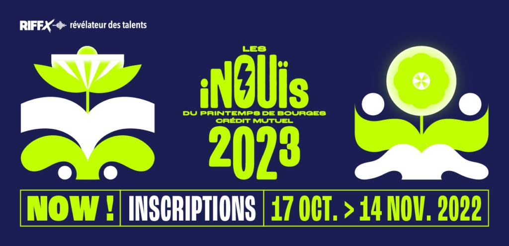 Appel à candidatures iNOUïS du Printemps de Bourges 2023 : jusqu’au 14 novembre (clos)
