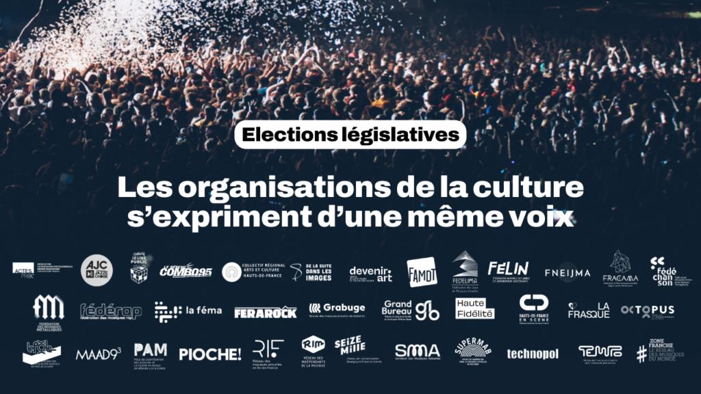 COMMUNIQUÉ – Législatives 2024 : Les organisations de la culture s’expriment d’une même voix