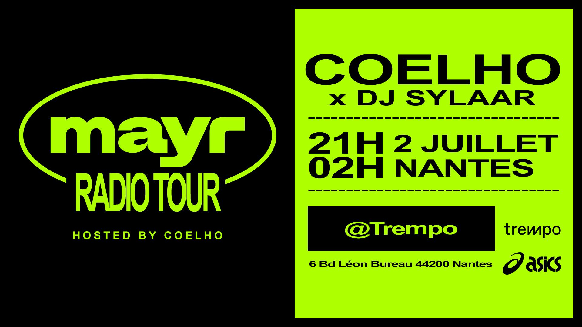Coelho Présente Le Mayr Radio Tour – Nantes